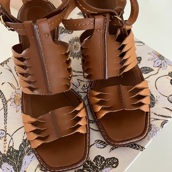 Ulla Johnson Madeira Twist Hi Heel sz 37.5 fit like 7.5 - Picture 5 of 9